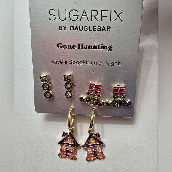 New SUGARFIX by BaubleBar’s Gone Haunting Halloween Earring Set - Picture 5 of 5